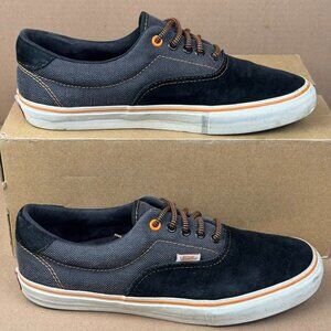 Vans Era Pro Classics Skate Shoes Men's Size 11 Black Pewter Orange VN-0L2Y4MM
